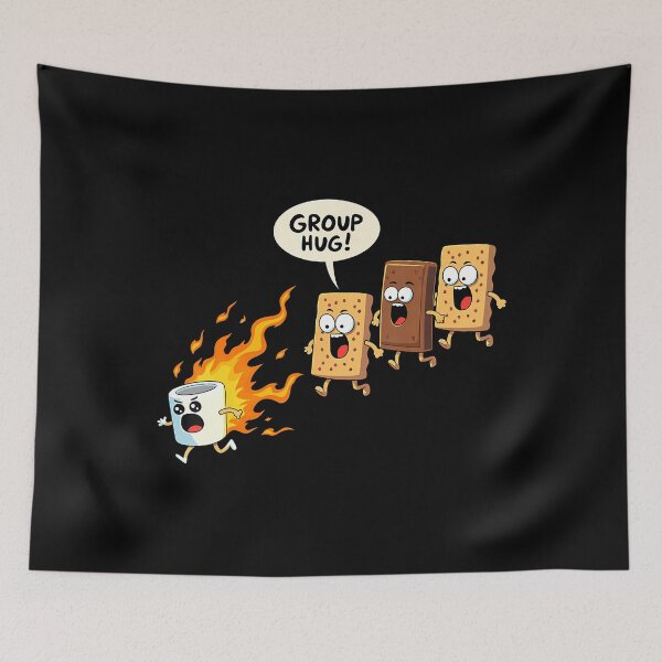 Item preview, Funny Camping Smores Group Hug Cute S'Mores designed and sold by ToriCarylon.