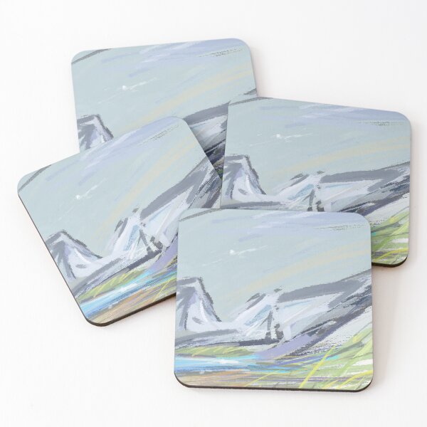 Item preview, Abstract Mountain Valley designed and sold by CreationsByBear.