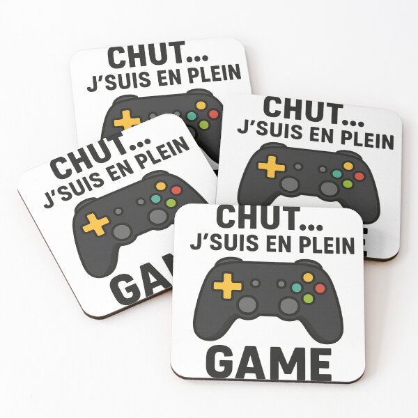 Item preview, SHH... I'M IN THE MIDDLE OF A GAME – Funny French Gamer Quote Tee designed and sold by aymora.