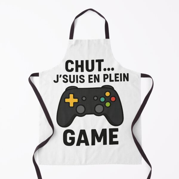 Item preview, SHH... I'M IN THE MIDDLE OF A GAME – Funny French Gamer Quote Tee designed and sold by aymora.