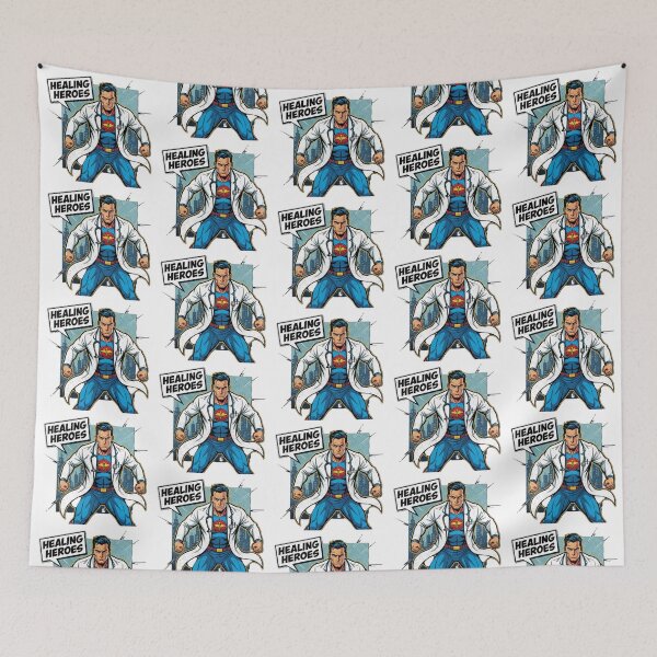 Item preview, Healing Heroes: Doctor Superhero Comic Book Tribute designed and sold by MartinxMarie.