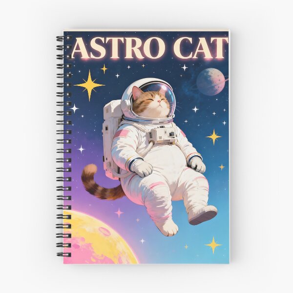 Item preview, Wholesome Astro Cat Poster | Cute Space Kitty in White Suit designed and sold by iwzzuel.