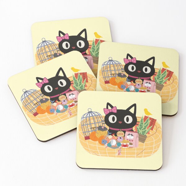 Item preview, Lola, the mischievous cat designed and sold by Aloloco.