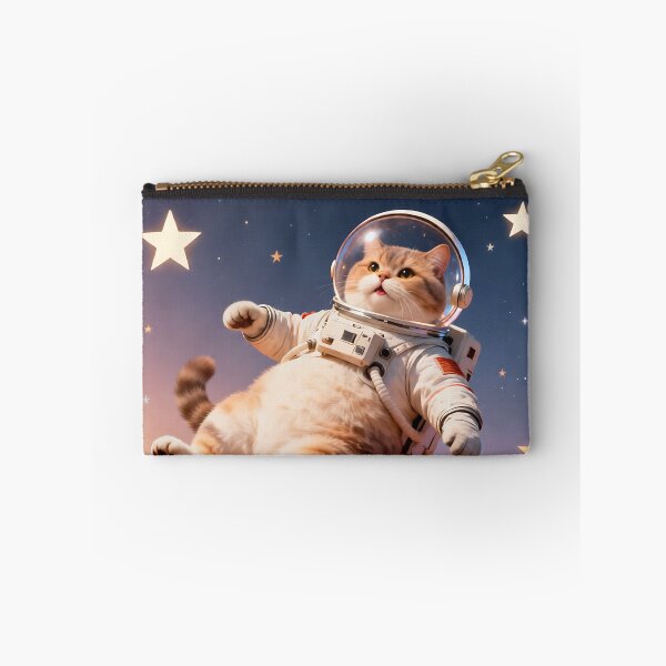 Item preview, Lazy Astro Cat: The Chill Space Explorer designed and sold by iwzzuel.