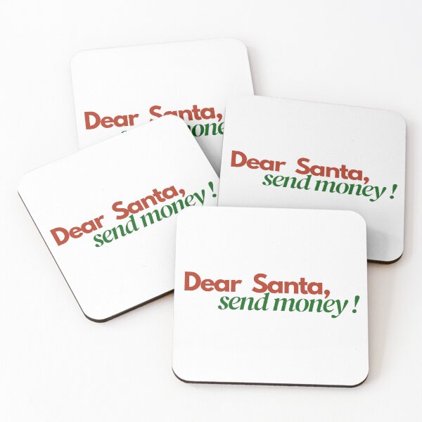 Item preview, Dear Santa, send money  designed and sold by fashionvante.