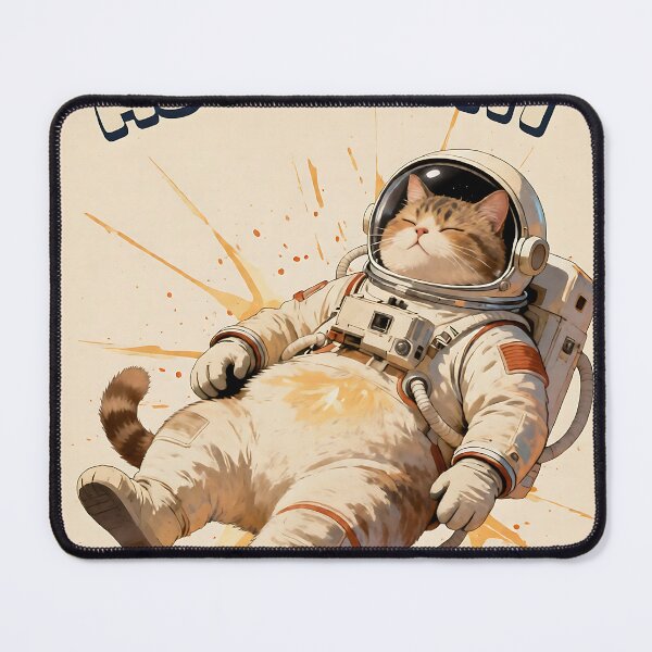 Item preview, The Lazy Astro Cat Collection: Vintage & Cosmic Explorer designed and sold by iwzzuel.