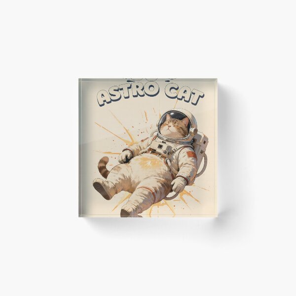 Item preview, The Lazy Astro Cat Collection: Vintage & Cosmic Explorer designed and sold by iwzzuel.