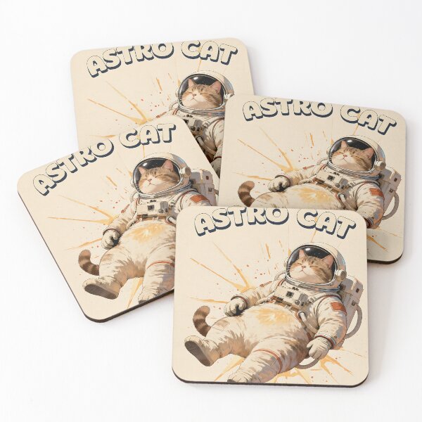 Item preview, The Lazy Astro Cat Collection: Vintage & Cosmic Explorer designed and sold by iwzzuel.