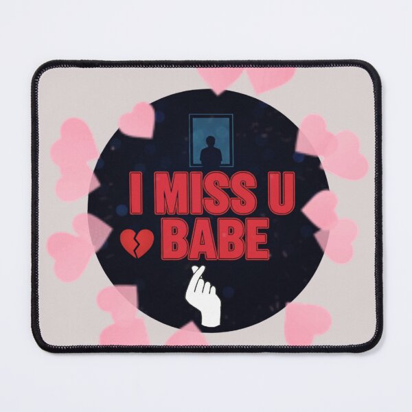 Item preview, I Miss You Babe – Love Message Design designed and sold by Ranrajshop.