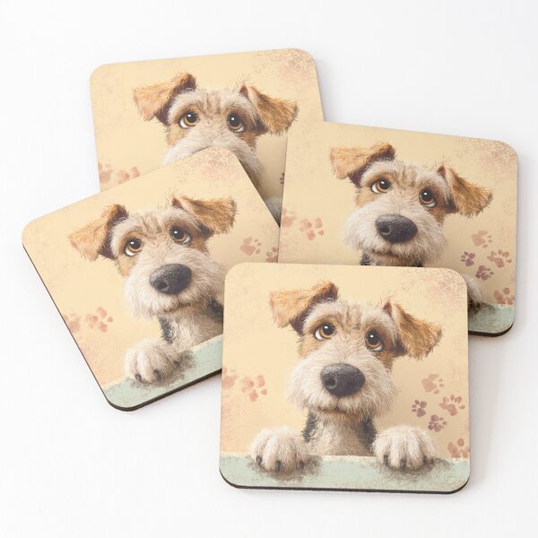 Item preview, Lakeland Terrier Peeking over Wall 02 designed and sold by Elisabeth Lucas.