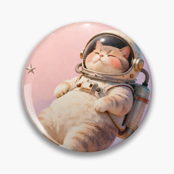 Item preview, Cloud Nine Kitty: Pastel Space Astronaut Cat designed and sold by iwzzuel.