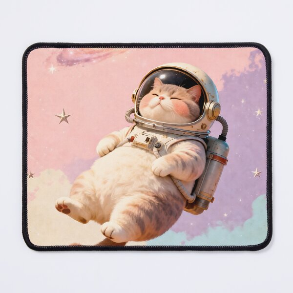 Item preview, Cloud Nine Kitty: Pastel Space Astronaut Cat designed and sold by iwzzuel.