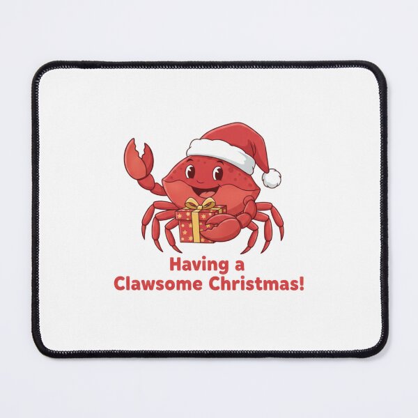 Item preview, Cute Crabtastic Christmas Marine Life Holiday Pun designed and sold by chattsuede.