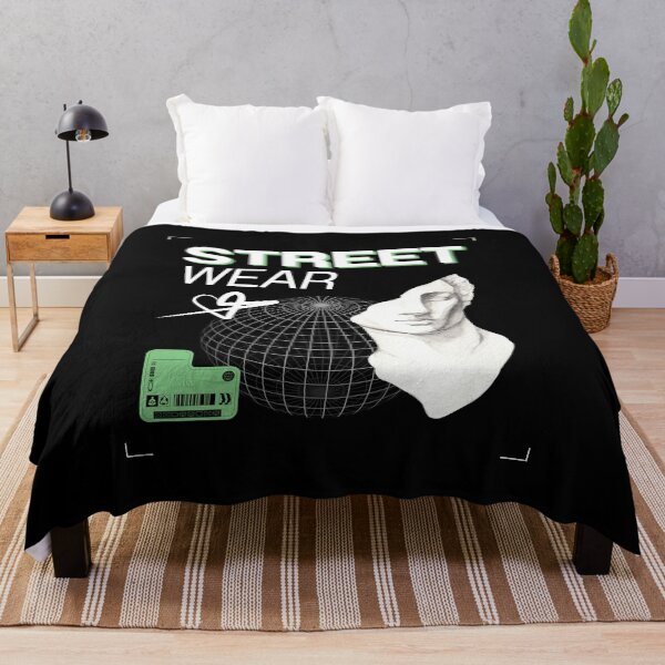 Item preview, Streetwear Aesthetic – Neo-Classical Bust x Digital Grid Design designed and sold by swizbiz.