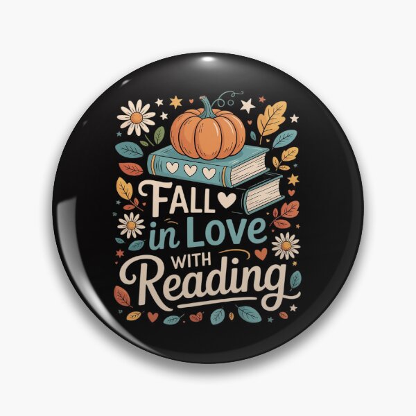Item preview, Fall In Love With Reading Book Autumn Pumpkins And Teachers designed and sold by tlallimicrichi.