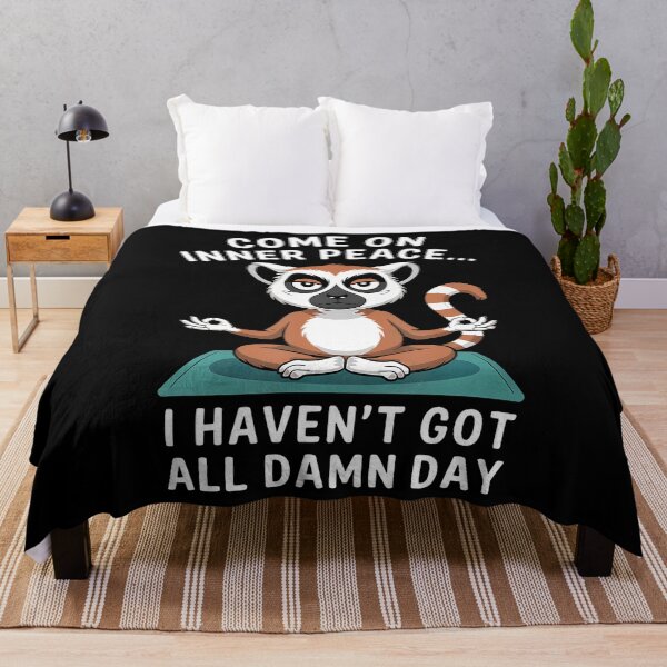 Item preview, Come On Inner Peace Funny Lemur Yoga designed and sold by ToriCarylon.
