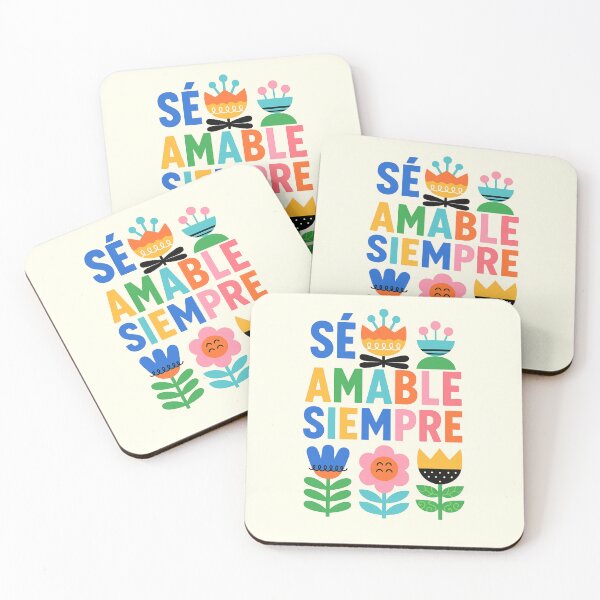 Item preview, Sé amable siempre sticker designed and sold by DesignPMG.