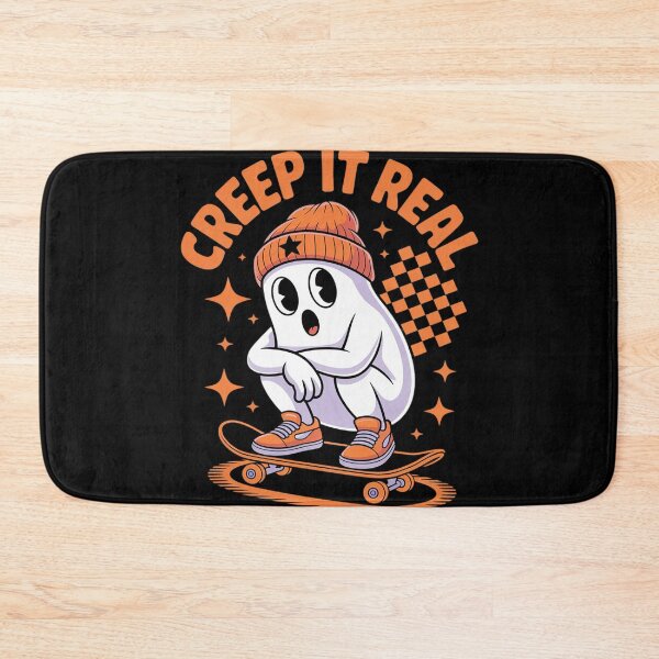 Item preview, Creep it Real Ghost Skateboard Halloween Skateboarding designed and sold by duolastgend.