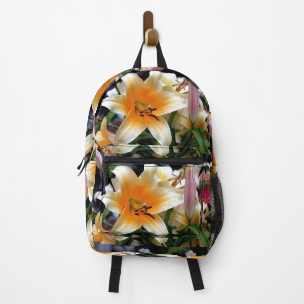 Item preview, Tequila Sunrise Lily with Raindrops designed and sold by SummerJade.