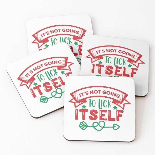 Item preview, It's Not Going To Lick Itself - Naughty Adult Christmas Slogan designed and sold by FuzionRaptor.