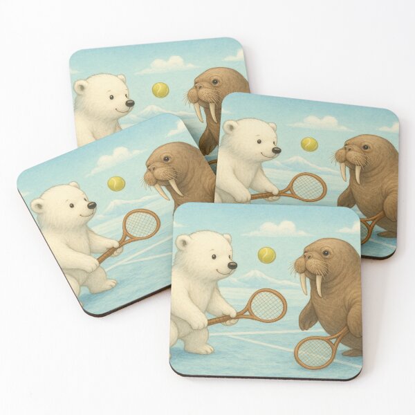 Item preview, Playing tennis in the Arctic designed and sold by Mauswohn.