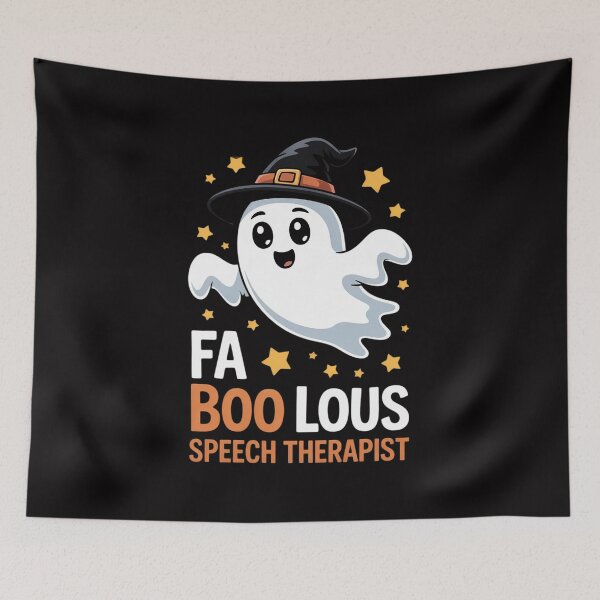 Item preview, Speech Teacher Therapist Faboolous Halloween designed and sold by teltvitossuilea.