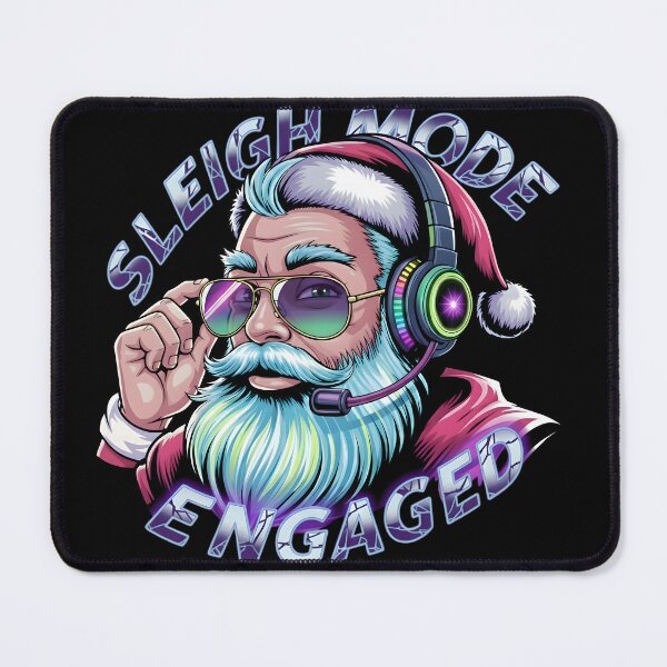Item preview, Sleigh Mode Engaged Gamer Santa designed and sold by SoulenCify.