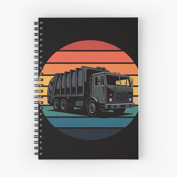 Item preview, Recycling Trash Garbage Truck Sunset Old School Party designed and sold by chaeningplan.
