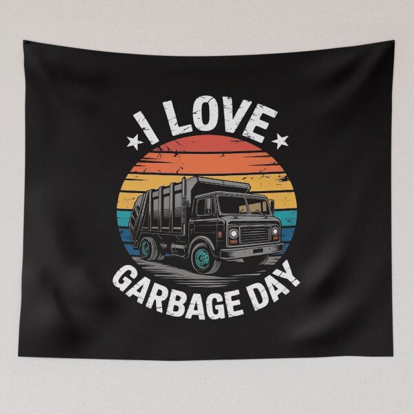 Item preview, Recycling Trash Kids I Love Garbage Day truck designed and sold by chaeningplan.