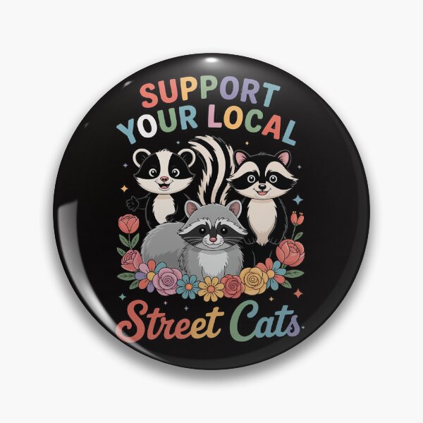 Item preview, Raccoon Opossum Skunk Lover Support Yours Local Street Cats designed and sold by chaeningplan.