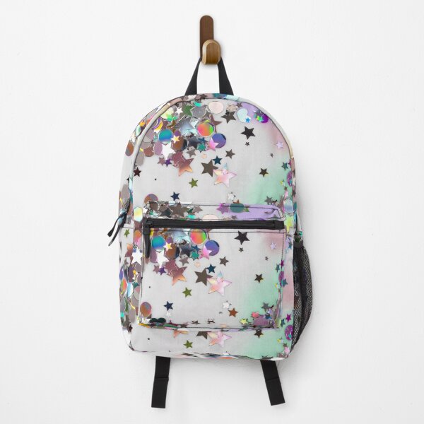 Item preview, Holographic glitter stars and confetti in colorful scatter designed and sold by SassyArtistry.