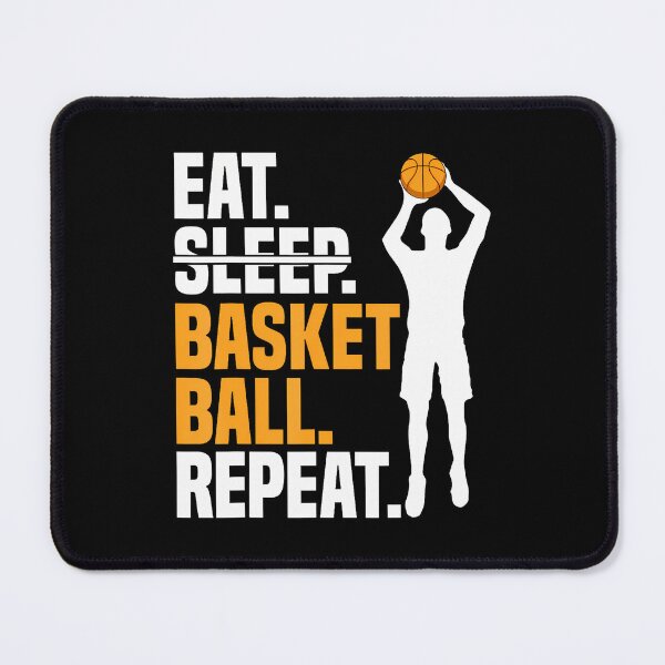 Item preview, Eat Sleep Basketball Repeat I Court Basketballer Basketball designed and sold by LeanneCarolina.