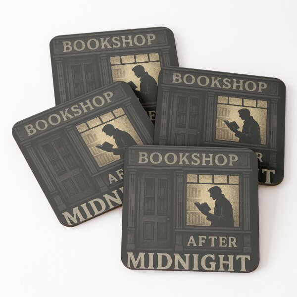 Item preview, Bookshop After Midnight – Dark Academia Reading Shirt – Gothic Book Lover Tee designed and sold by Mouraludia.