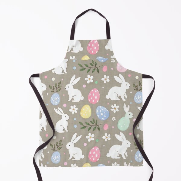 Item preview, Cute Easter bunnies with pastel eggs pattern designed and sold by SassyArtistry.