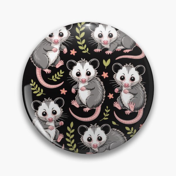 Item preview, Opossum Poses Flowers Cute Possum Floral Girls Kids Women designed and sold by berniceschm.