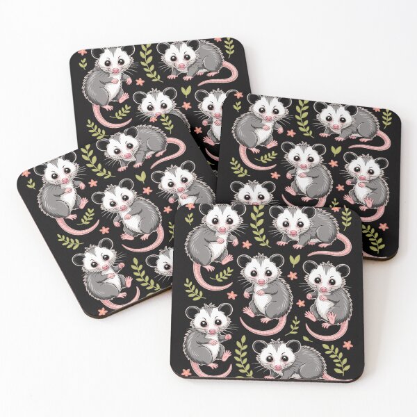 Item preview, Opossum Poses Flowers Cute Possum Floral Girls Kids Women designed and sold by berniceschm.