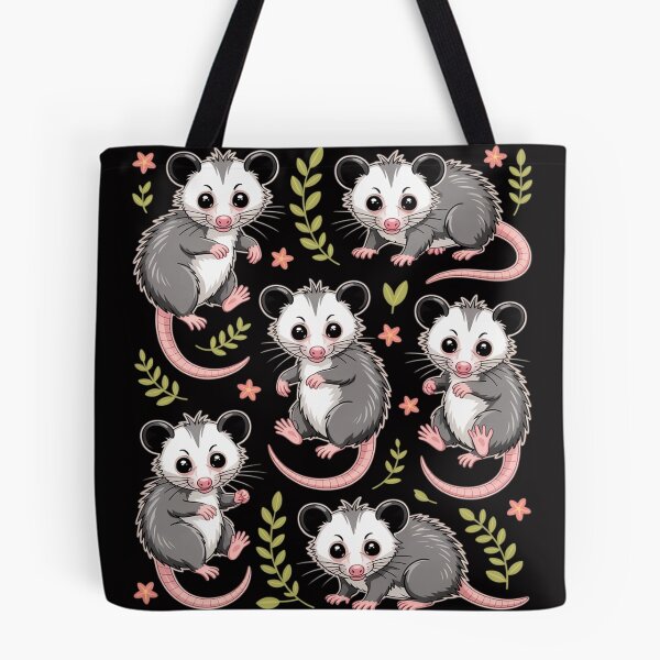 Item preview, Opossum Poses Flowers Cute Possum Floral Girls Kids Women designed and sold by berniceschm.