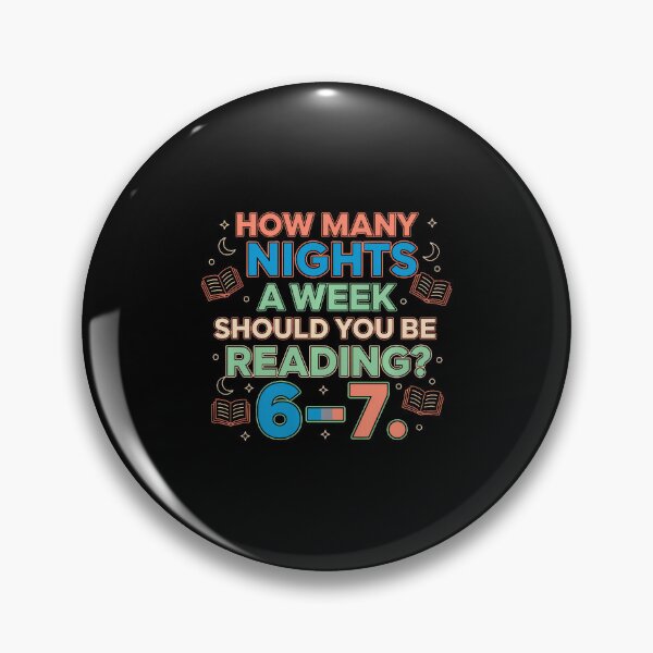 Item preview, How Many Nights A Week Should You Be Reading 67 Meme designed and sold by LeanneCarolina.
