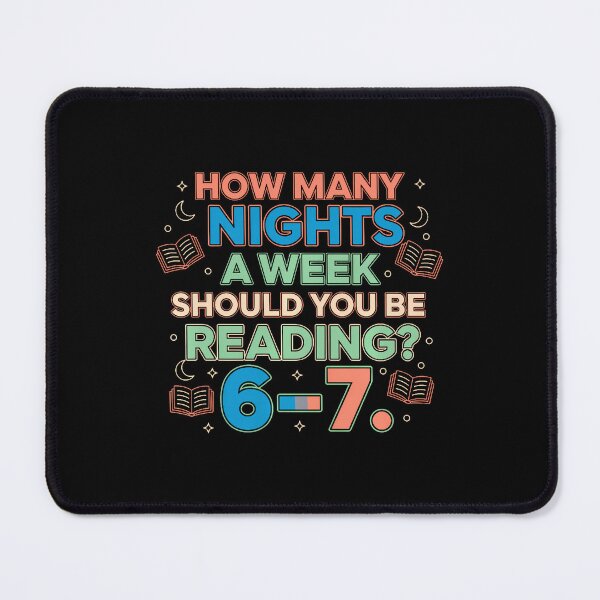 Item preview, How Many Nights A Week Should You Be Reading 67 Meme designed and sold by LeanneCarolina.