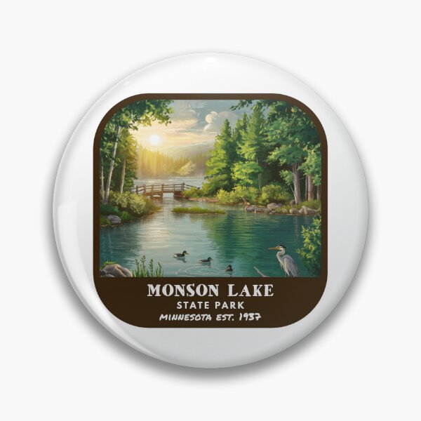 Item preview, Vintage Monson Lake State Park (Minnesota State Park) designed and sold by RabbitK.