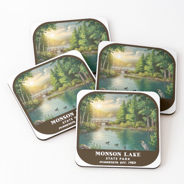 Item preview, Vintage Monson Lake State Park (Minnesota State Park) designed and sold by RabbitK.