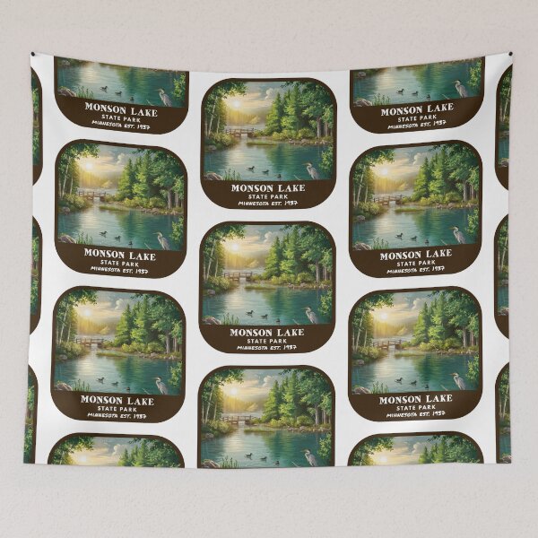 Item preview, Vintage Monson Lake State Park (Minnesota State Park) designed and sold by RabbitK.