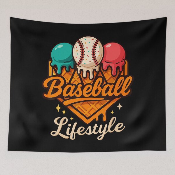 Item preview, Baseball Drip Boys Ice Cream Drip Baseball Lifestyle designed and sold by LeanneCarolina.
