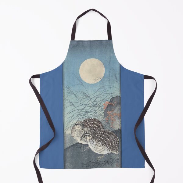 Item preview, Ohara Koson: Two Quail at Full Moon designed and sold by Tridentulus.