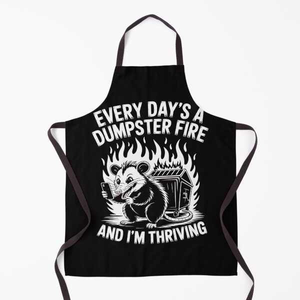 Item preview, Opossum Every Day's Dumpster Fire Meme Possum designed and sold by sonlylya.