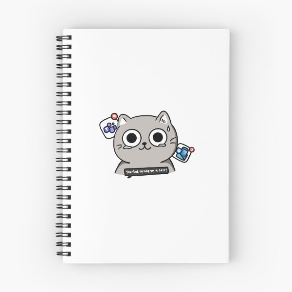 Item preview, Stress cat wfh notification 9 to 5 designed and sold by nuttybear.