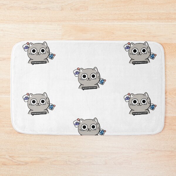 Item preview, Stress cat wfh notification 9 to 5 designed and sold by nuttybear.
