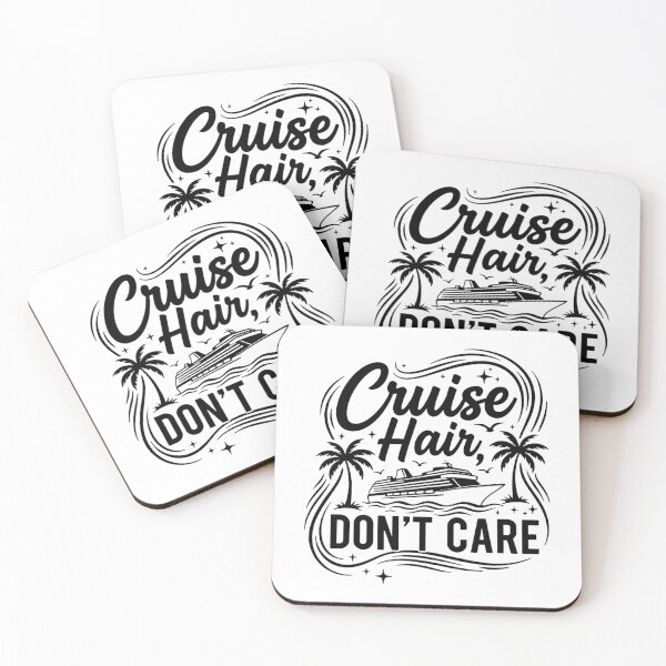 Item preview, Cruise Hair Don’t Care — Funny Cruise Vacation T-Shirt & Tote Design designed and sold by Teetreasure2.