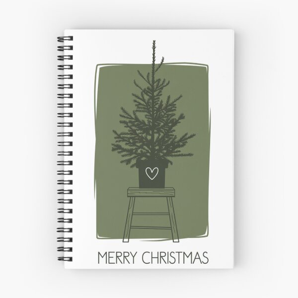 Item preview, Merry Christmas · Minimalist Cute Potted Tree on Green Background. designed and sold by SaraSumi.
