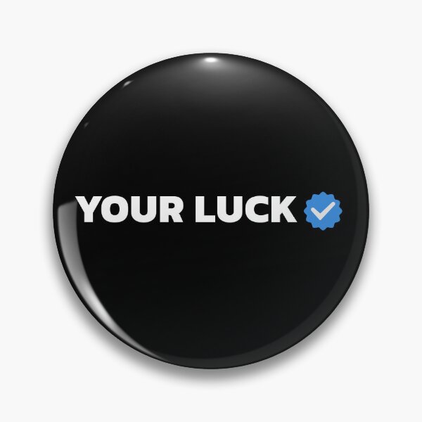 Item preview, Luck Check – Playful Verified Meme Positive Mood designed and sold by Taans-Creation.